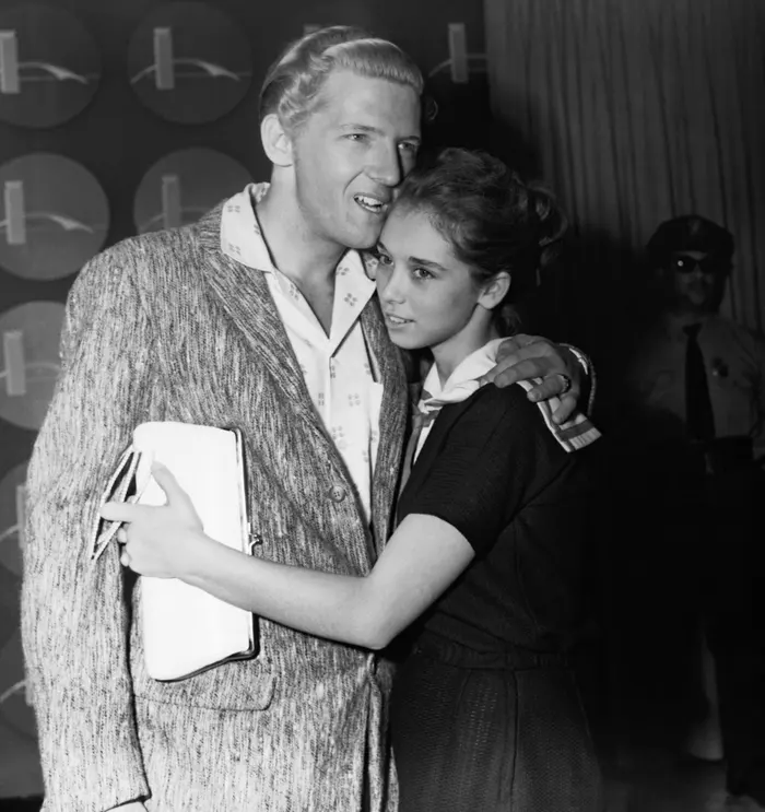 Kerrie McCarver's ex-husband Jerry Lee Lewis with his second wife Jane Mitchum